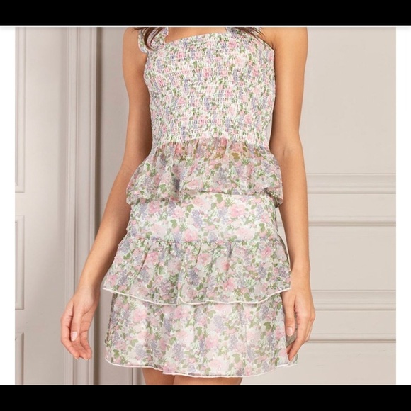 NWT $275 Senlis Floral Fruit Skirt Set Corinne Ruffle Mini Skirt + Audrey Top XS - Picture 6 of 15